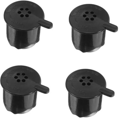 UKCOCO 4 Piezas Válvula de Escape de válvulas de Cocina válvula de Vapor de Suministros para ollas a presion válvula de Cocina de Repuesto el plastico Black