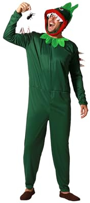 ATOSA | Erwachsene Blume Kostüm Männer | Blumenkostüme für Halloween, Karneval, Mottopartys | Inklusive Kopfbefestigung, langem Jumpsuit | Komfortabel, lustig und originell