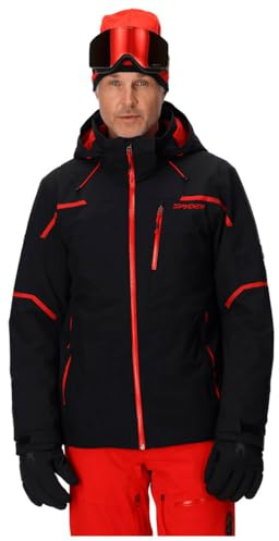 Spyder Mens Chambers Jacket, Black, Large