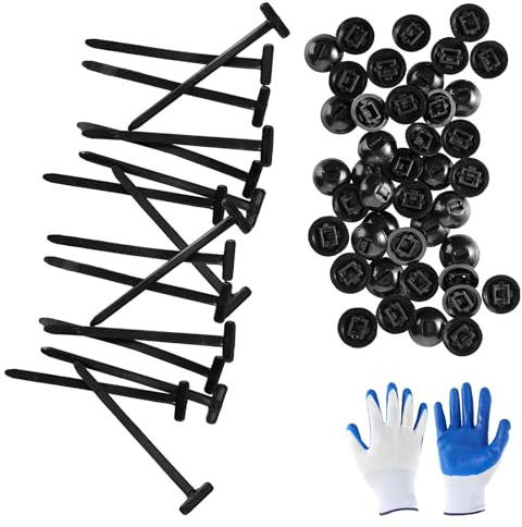 Lyreh Juego de 120 Hebillas Universales Nailon para Bridas Cables, Correas Plástico Cables con 120 Soportes Autoblocantes Bridas para Reparación de Guardabarros Coche