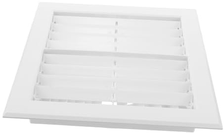 ULTECHNOVO Salida de Escape del Aire Acondicionado Rejilla de Ventilación de Aire Acondicionado para Mejoras del Hogar Cubierta de Conducto de Suelo y Pared Color