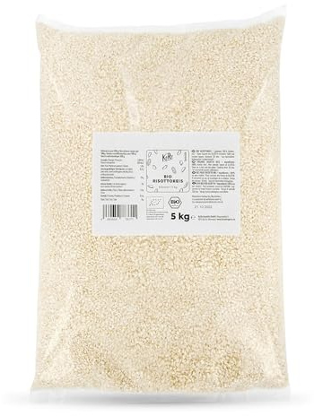 KoRo - Riz à risotto bio 5 kg - qualité supérieure - issu de l'agriculture biologique - grand format