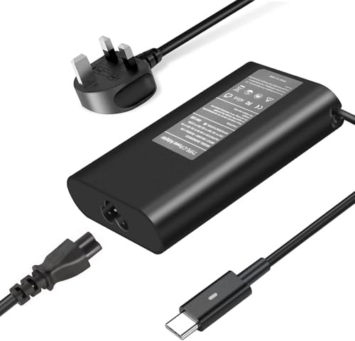65W USB-C Laptop Charger, Type C Travel AC Adapter Compatible with HP