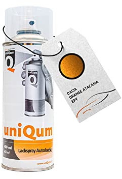uniQum Autolack Spraydose für Dacia ORANGE ATACAMA EPY Autolack Reparatur 400 ml