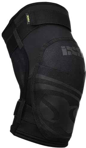 IXS Kids MTB-Knieschützer Hack EVO+ Schwarz Gr. L