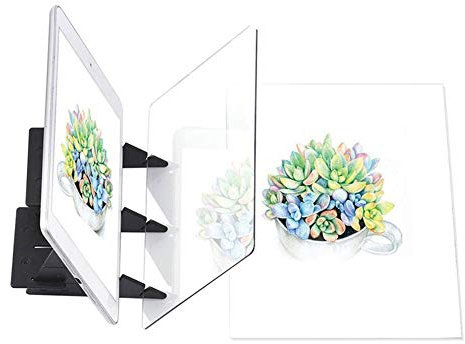 tooloflife Optisches Zeichenbrett, Bildreflexion Projektor Malbrett, Projektionsplotter Zeichenhilfe für Anfänger