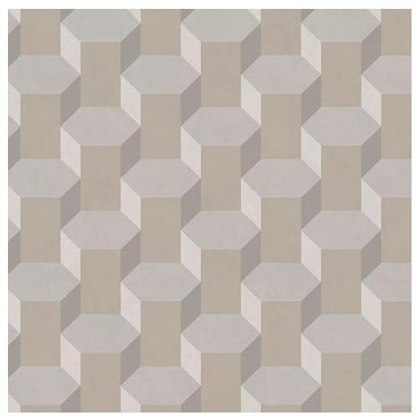 Sublime Vintage Geometrics Neutral Geometric Wallpaper - Natural Wallpaper - Paste The wall - Contemporary Vintage Geometric Hexagonal textured vinyl design - Feature or 4 wall design