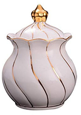 BODHIS azucarero azucareros hogar Creativo cafetera a Juego azucarero café azucarero Blanco granulado Tarro de té Tarro de Caramelos Multiusos tarros