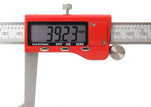 ReachMall LCD Electronic Caliper, 0-150mm Measuring Tool Digital Brake Disc Caliper Vernier, Stainless Steel Waterproof Digital Caliper