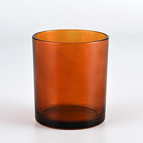 Tarros de velas para hacer velas, kit y suministros para hacer velas, tarros de vidrio con tapas, recipientes para velas, tarros de velas de cristal, vasos decorativos de vidrio esmerilado de colores