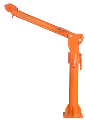 QINGDONGDZA Grúa montada en camión,1100 lbs, grúa eléctrica Plegable montada en camión con cabrestante eléctrico de 12 V / 24 V,Giro de 360 ° para Levantar mercancías en la construcción,fábrica,24v