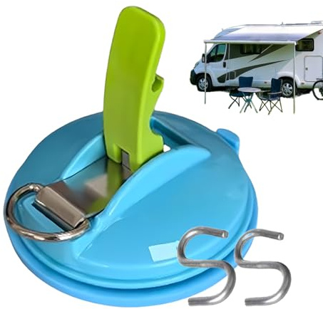 Crochets à ventouse robustes | Ancrages à ventouses robustes avec crochets – Clips d'arrimage sans trou pour cuisine, salle de bain, toilettes, voyage, camping