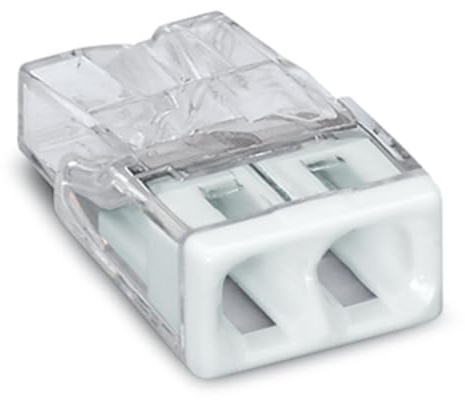 Verbindungsklemmen Set 100 Stück – enthält Original WAGO Klemmen Set Serie 2273 (2-,3-,4-, 5 polig) – Installationsklemmen in wiederverschließbarer Box