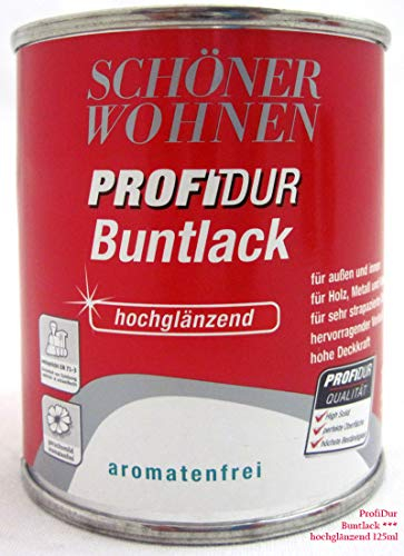 Profidur 125 ml Buntlack RAL 8011 Nussbraun Hochglänzend Schöner Wohnen