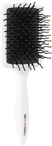 Big Hair Tools XL Size Paddle Brush, White, 1 Count