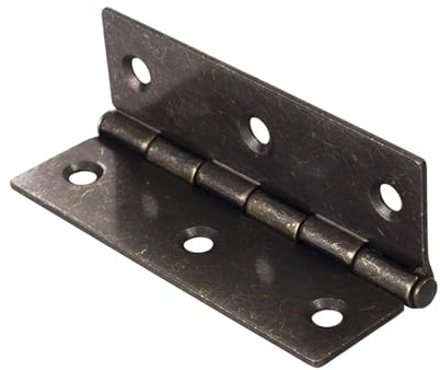 Eisenscharnier, 7,6 cm, klassische Schranktür, 300-Grad-Möbelscharnier mit Schrauben
