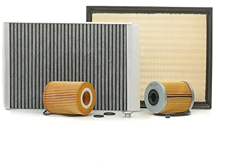 RIDEX Filterset Filtereinsatz Aktivkohlefilter