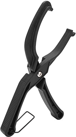 Plplaaoo Reifenzange Fahrrad & Fahrradreifenheber,Fahrradreifen Entfernung Klemmen mit rutschfestem Griff,Demontageklemme aus Nylon für MTB & Rennrad,Felgenschutz & Reifen-Reparatur-Werkzeug(Schwarz)