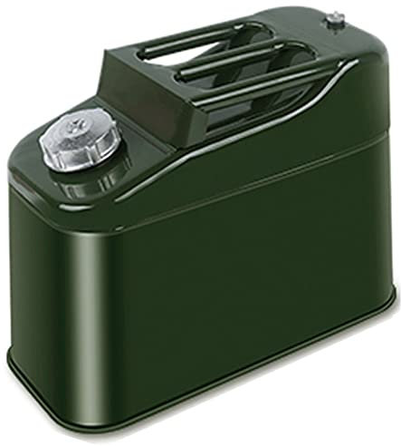 CHUNTIANMEI 10L,20L,25L,30L,35L,40L,50L,60L Benzinkanister Kraftstoffkanister Kanister ​Metall,Mit Tragegriff Träger zur Lagerung von Kraftstoff Benzin Diesel Öl,10L