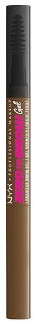 NYX Professional Makeup Gel Per Sopracciglia, Effetto Naturale, Tenuta Fino a 2 Giorni, Transfer Resistant, Applicatore e scovolino, Zero to Brow, Tonalità: TAUPE