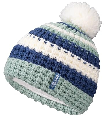 Trollkids Girls Hallingdal Bobble Cap 50, Frosty Mint