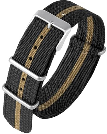KemEng Nylon Uhrengurt 18/20/22mm Klassische Nylon NATO Watchbänder