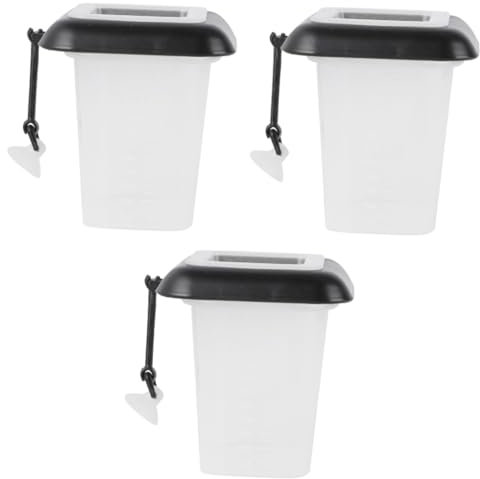 BESPORTBLE 3st Blutwurmkegel Kleines Aquarium Wurmfutterkegel Essen Korbfresser Fischfutterspender Ausgesetzt -Feeder Feeder Wurm Mit Saugnapf Cone Wurm Feeder Konisch Zubringer