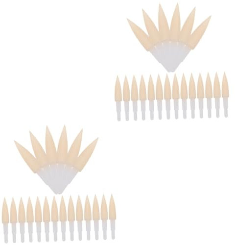 VILLCASE 40stücke Weiche Kalligraphie-pen Ersatzspitzen Schwamm Für Kalligraphie Für Anfänger Und Hohe Und Präzise Striche Üben Verschiedener Kalligraphiestile