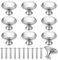 11 Pzs Pomos y Tiradores Armarios Cocina Plateado, Tiradores Cocina Plateado, Tirador de Puerta de Armario, Tiradores para Cajones Muebles, Perillas Pomos Redondas para Puertas Armarios de Cocina