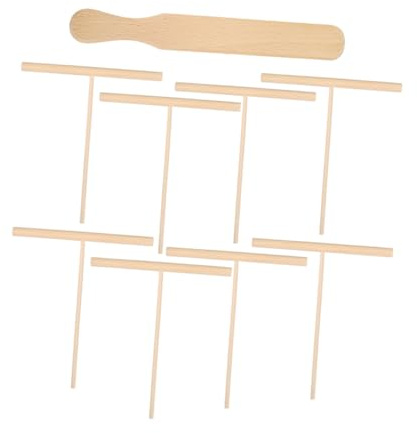 HOLIDYOYO Spatule Crêpe Bois Avec Râteau Hêtre Pour Étaler Pâte Cuisson Omelettes Et Pancakes Ustensiles Ergonomiques Et Sains Pour Cuisine Maison Et Professionnelle
