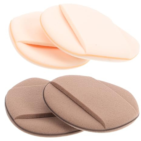 Healeved 4stücke Mini Powder Puff Für Concealer Und Make-up Doppelseitige Finger-puderquaste Für Und Mädchen Für Unterwegs Für Flüssige Und Pudrige Kosmetik