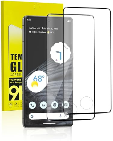 MiniMing Schutzfolie für Panzerglas für Google Pixel 7 Pro 5G, 2 Stück 0.25mm HD Klarsicht Displayschutz für Google 7 Pro Folie, Anti-Blasen Passt Perfekt Panzerglasfolie für Pixel 7 Pro Schutzglas