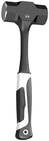 High Carbon Steel Demolition Sledge Hammer with Ergonomic Antislip Handle Suitable for Heavy Construction Carpentry Work Antifatigue Demolition Sledge Hammer