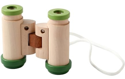 Prismáticos para Niños Pequeños Prismáticos Portátiles de Madera Ajustables | Juguetes De Camping Para Niños Para Cumpleaños Deportes Camping Viajes Pájaros Primavera Playa Senderismo