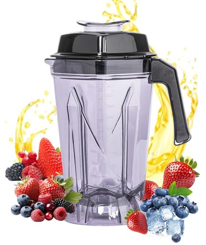 2.5L Replacement Blender Jug Transparent Blender Pitcher Compatible with Buffalo DR825 CR836 CY140 CY141
