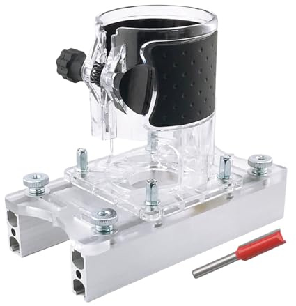 Guía para Router Soporte De Fijación Para Máquina De Recortar | Soporte para Fresadora de Grabado para Carpintería, Garaje, Hogar, Taller, Artesanías, Industria, Ranurar, Tallar, Grabar