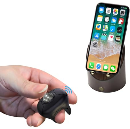 ALEENFOON Mouse Aereo Wireless,2.4G+BLT Topo ad Anello per Presentazioni in Conferenza,Aula Multimediale,Controllare le Applicazioni Mobili e i Sistemi Informativi dei Veicoli,per PC/Android/MAC
