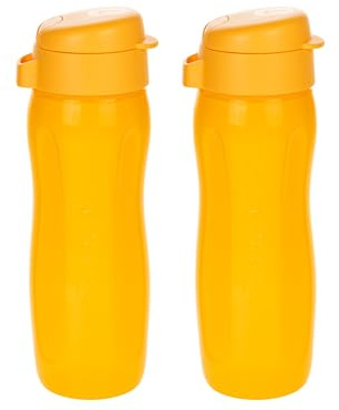 Generisch TW Eco Sport+ slim Trinkflaschen Set (2) 500 ml Orange EcoEasy II 2 Flasche Wasserflasche Sportflasche (inkl. Geschenk-Artikel)