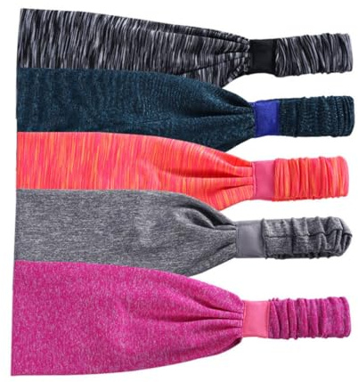 INOOMP Elastisches Yoga Stirnband für Damen und Herren Bequemes Atmungsaktives Sport Haarband aus Stoff für Pilates und Baseball Modisch und Funktional