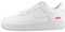 Nike Herren Air Force 1 Low Supreme - Mini Box Logo White, Weiss/opulenter Garten, 44 EU