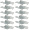 KOTARBAU® Lot de 12 ancrages à chevrons - 210 x 40 mm - Équerre droite en acier pour renforcer les constructions en bois