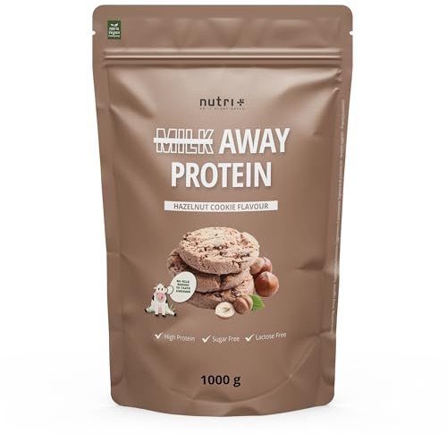 Nutri + Proteína vegana en Polvo Avellana - vegan Protein Powder sin Soja 1kg - 5k Batido de Proteínas de Guisantes, Trigo sarraceno, Semillas de Cáñamo, Arroz y Semillas de Calabaza