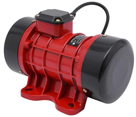 DYNAMI Concrete Vibrator Motor 250W Electric Vibrating Shaker,110V 3500rpm Table Aluminum Case Vibrator Motor for Vibrating Conveyor/Feeder, Vibrating Screen