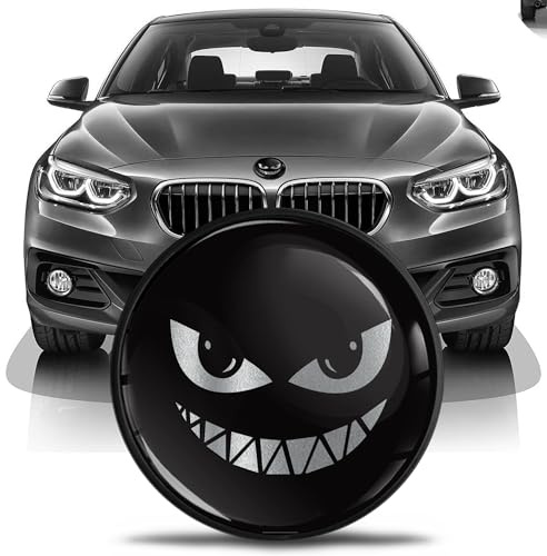 SkinoEu kompatibel mit BMW Emblem Motorhaube und Kofferraum 82 mm Schwarz passend für OEM 51147057794 (EN 31)