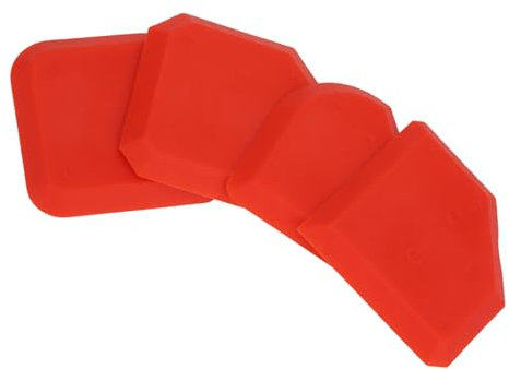 AILOOCEDI 4 Pièces Dissolvant de Mastic Silicone Plus Lisse Finisseur Grattoir Nettoyant Kit D'outils de Calfeutrage, pour Moulage, Jointoiement, Grattage, avec Différentes