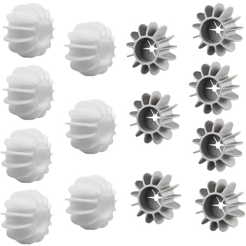 BOBOZHONG Trocknerbälle,14 Stück Trockner Ball,Waschbälle für Daunenjacken Wiederverwendbare,Waschkugel für Waschmaschine,Trocknerball,Dryer Balls,für Kleidung Reinigung(4 * 2cm)