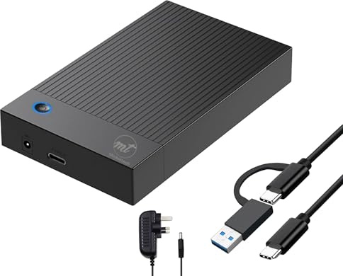 ModusTech Desktop External Hard Drive (NOT-PORTABLE) — Vault USB-C 3.1 (5Gbps) High-Speed HDD for PC, Mac, Laptop & Console, Backup Storage, 2-Year Warranty (Vault-Classic, 16TB)