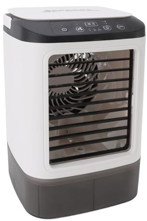 Topyond Mini Air Klimaanlage, tragbarer Luftkühler mit USB-Stromversorgung, 12 W, mit 900 ml Wassertank, Befeuchtungsnebelfunktion, Kühlventilator