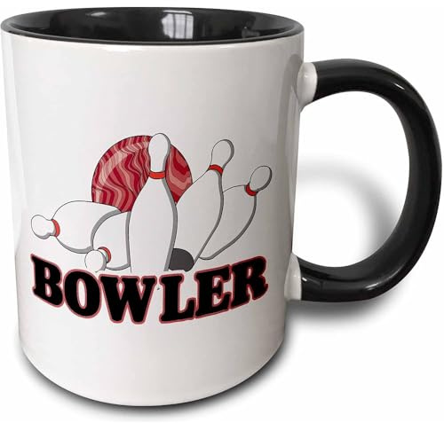 Tasses Personnalisée Tasses À Café 330Ml, Conception Sportive De Boules Et De Quilles De Bowling Tasse En Céramique Café Amusants Pour Amies Thé Femme
