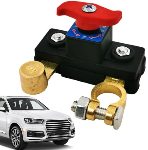 Interrupteur de Déconnexion de Batterie - Dispositif Rapide 12V 24V pour Batterie Auto | Équipement Sécurité Anti-Fuite pour Stationnement et Déplacements